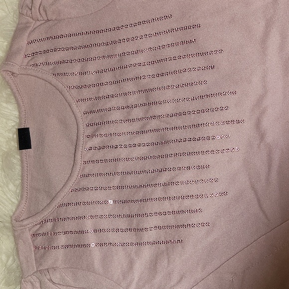 BABY GAP girls matching set- long sleeve sequins and sparkle jeans - Picture 5 of 6